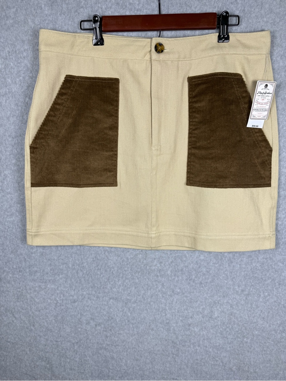 Flag & Anthem Skirt 14/32 Cottagecore Western Workwear Utility Pocket NWT